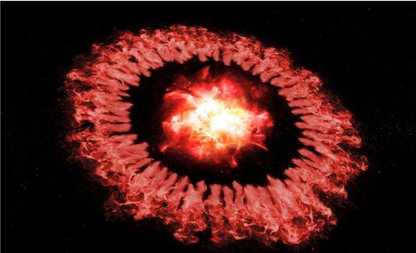 Астрономы стали свидетелями взрыва сверхновой