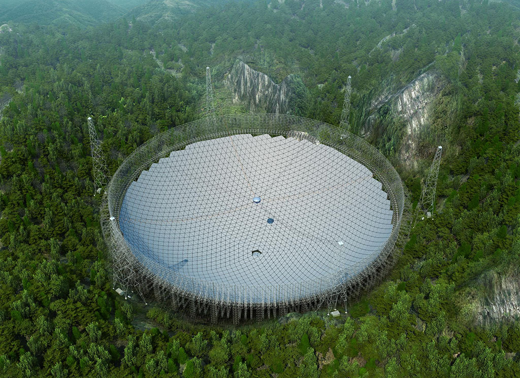 Китайцы построили колоссальный телескоп для поиска внеземной жизни
