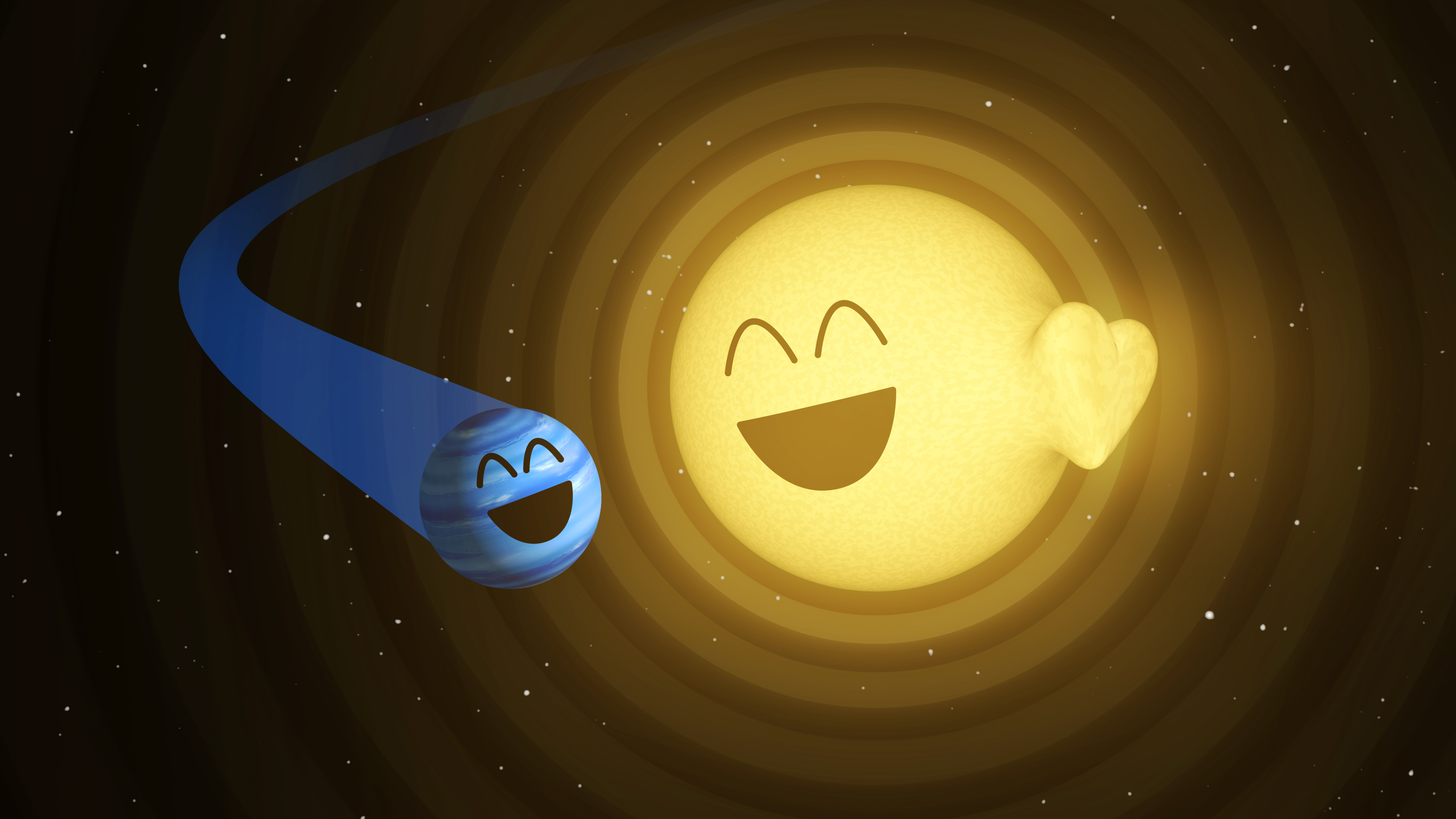 Космическая история любви: астрономы отыскали звезду, пульсирующую из-за планеты