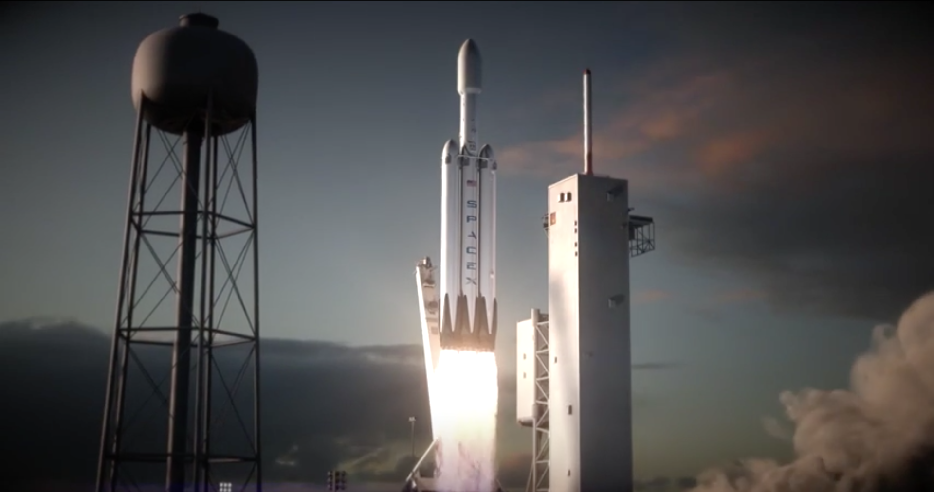 Испытания первой ступени Falcon Heavy успешно завершены