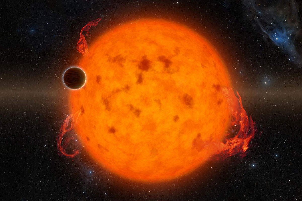 Обнаружена звезда, которая съедает собственные планеты