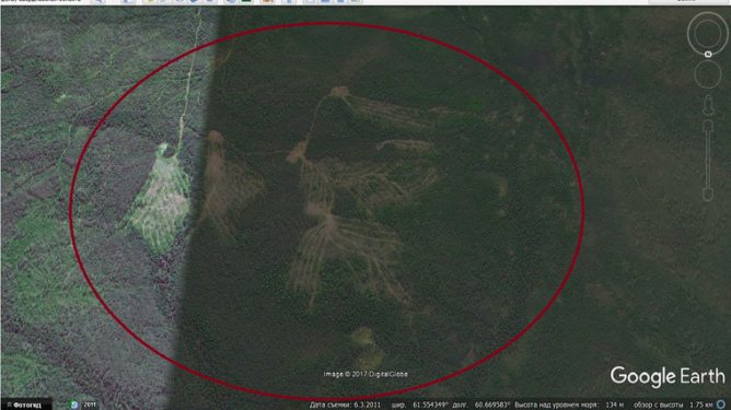 Рядом с печально известным перевалом Дятлова найдены непонятные пиктограммы