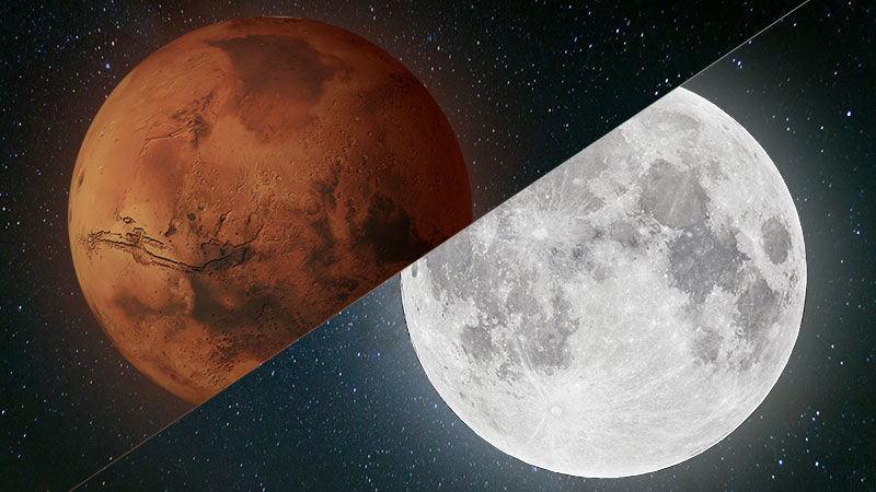 Дилемма ученых: что необходимо изучать в первую очередь, Луну или Марс?