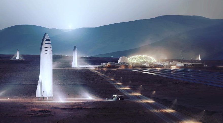 Маск рассказал о технических деталях системы BFR - «Большой Ракеты Фалкон»