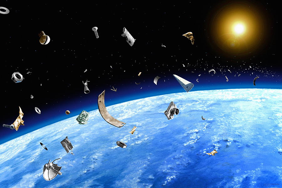 Какие страны являются главными производителями космического мусора?