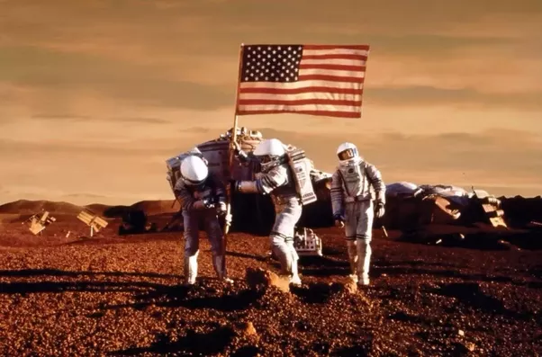 НАСА совершило первую в истории высадку людей на Марсе