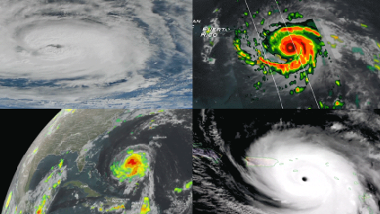 НАСА впервые отследило стремительное развитие ураганов