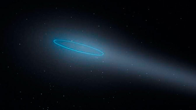 Найден странный бинарный астероид, который ведет себя, как комета