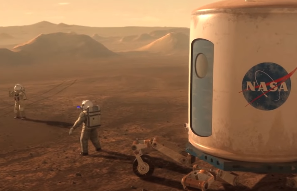 Видео от NASA анонсировало полет на Луну и Марс