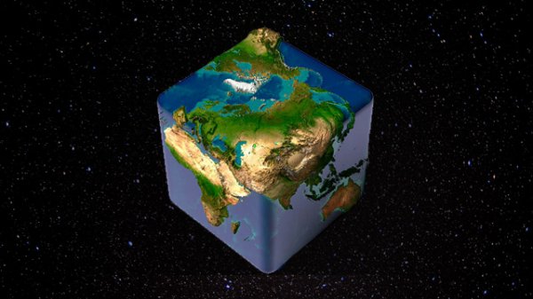 Что бы случилось с нами, если бы Земля имела форму куба?