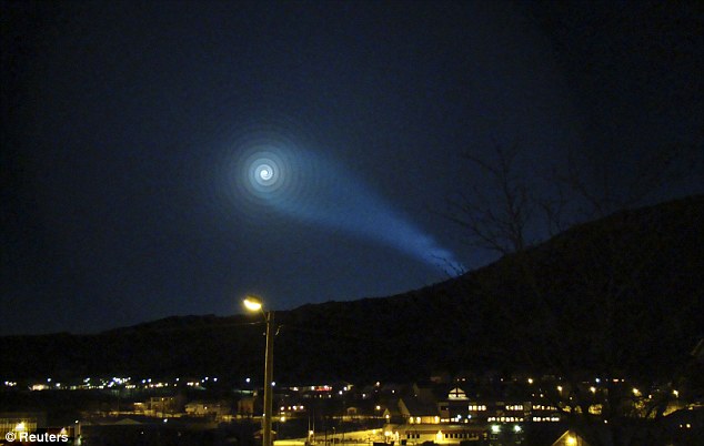 В горном массиве штата Юта охотники за НЛО увидели спиралевидный корабль