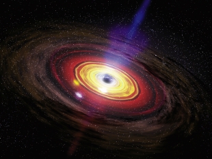 Массивная черная дыра направлена прямо на Землю
