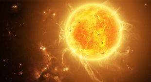 Уфолог заснял возле Солнца крупный НЛО