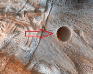 Уфологи нашли на Марсе стоянку для НЛО