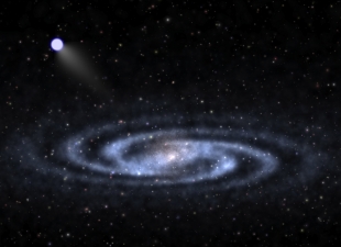 Астрономы: скоростные звезды могут уплотнять материю вокруг себя