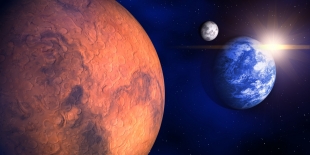 Астрономы: Земля и Марс испарились на 40 процентов с момента рождения