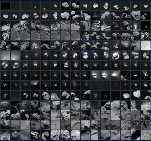 Удивительные фотографии кометы от космического зонда Розетта