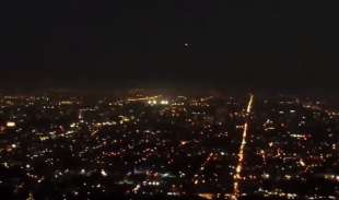 Два НЛО встретились в небе Лос-Анджелеса