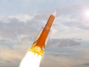 НАСА засняло на видео испытания новейшего двигателя для ракеты SLS