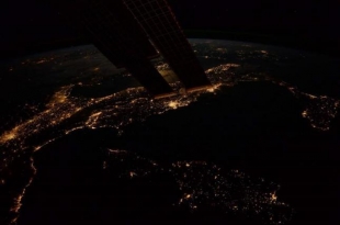 Астронавт ЕКА поделился великолепным фотокадром нашей планеты